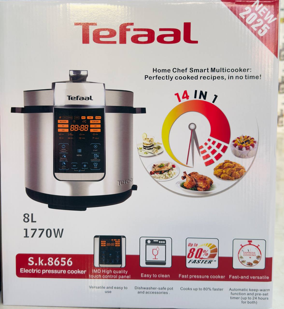 پلوپز ( زود پز برقی - مولتی کوکر ) تفال Tefaal